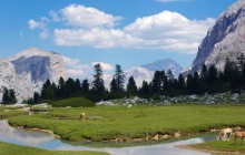 Du passo Valparola au parc de Fanes