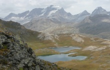 Refuge de Brezzi - glacier de Gliairetta - refuge Benevolo